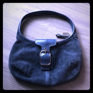 *SOLD* Blue Leather Coach Handbag